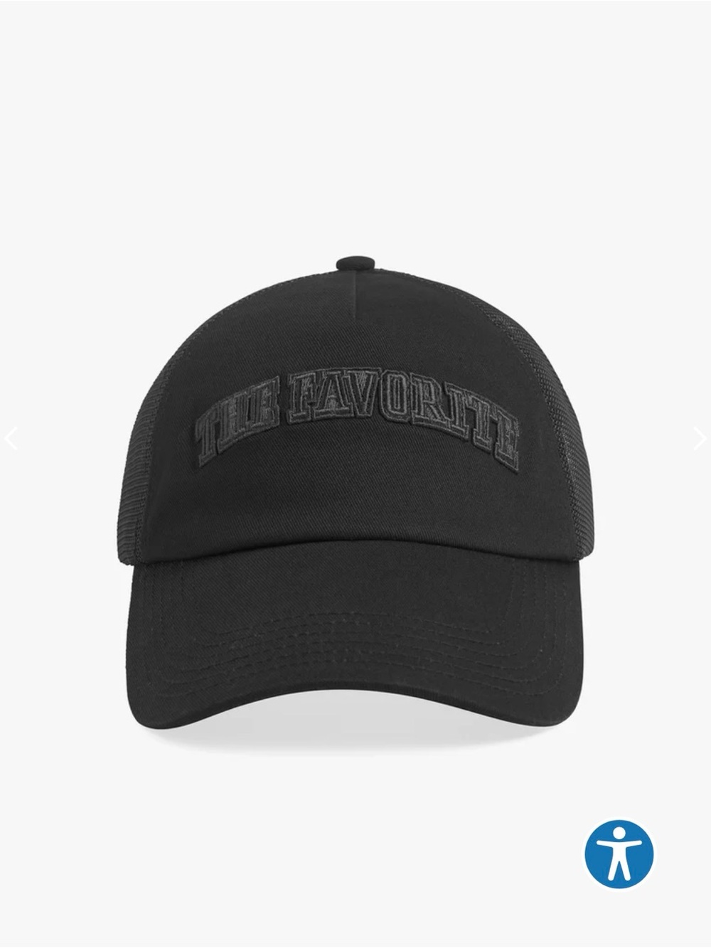 Black Favorite Daughter Embroidered Trucker Hat